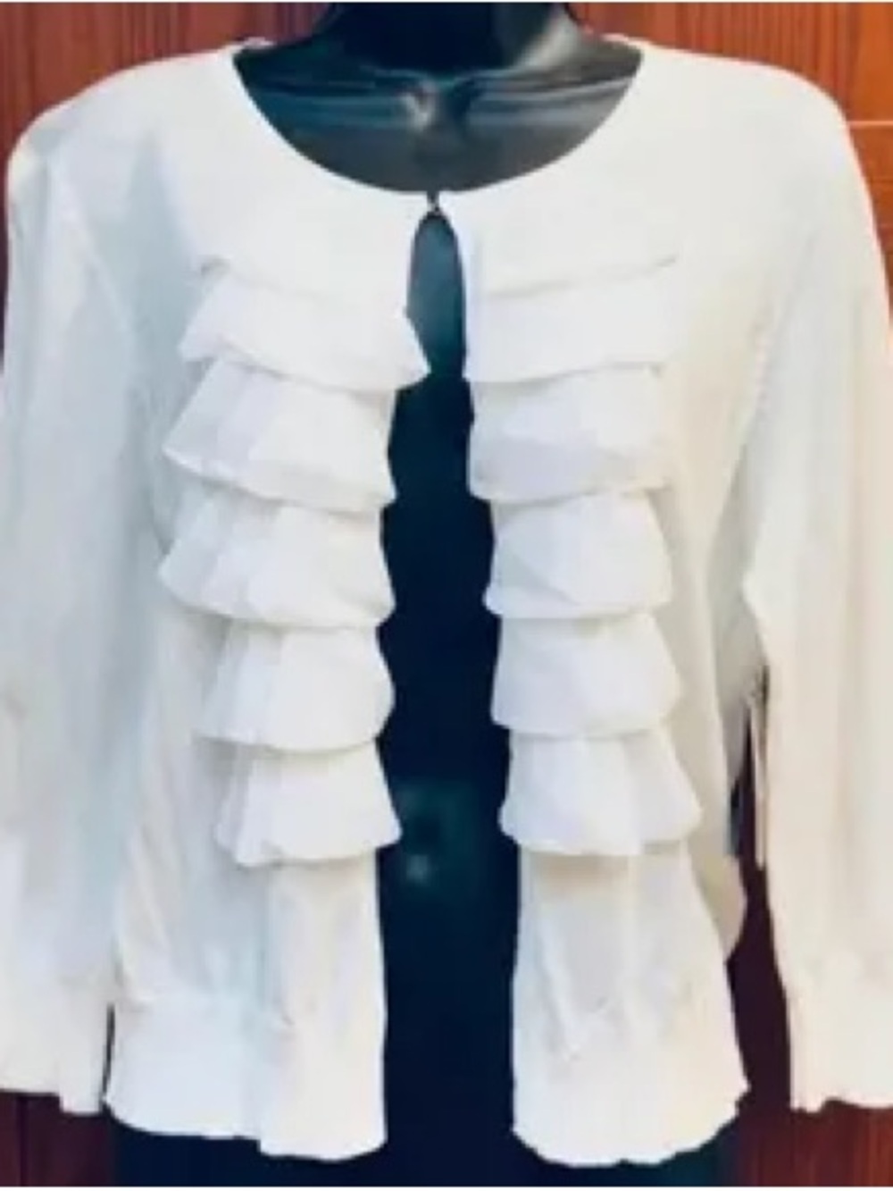 Vintage-Inspired Knight & Wallis Cascading Waterfall Ruffle